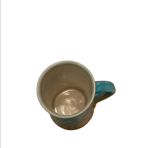 Art Pottery Handmade Coffee Tea Mug. Marked and signed by artist Beach Feel - Picture 6 of 10